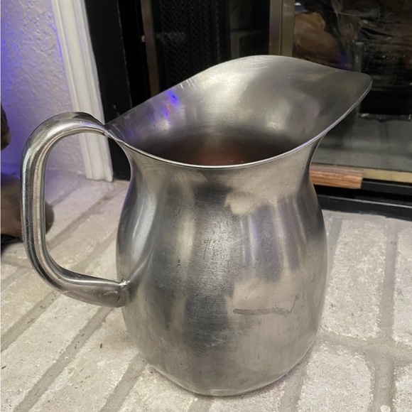 Vollrath Stainless Steel Pitcher 10in Tall Vintage WWII Era - Picture 2 of 5